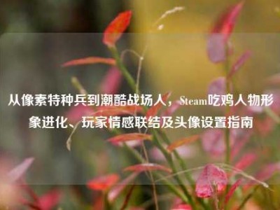 从像素特种兵到潮酷战场人，Steam吃鸡人物形象进化、玩家情感联结及头像设置指南