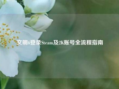 文明6登录Steam及2K账号全流程指南