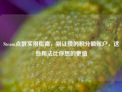 Steam点数实用指南，别让攒的积分躺账户，这些用法比你想的更值