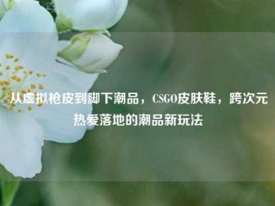 从虚拟枪皮到脚下潮品，CSGO皮肤鞋，跨次元热爱落地的潮品新玩法