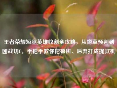 王者荣耀短腿英雄收割全攻略，从蹲草预判到团战切C，手把手教你把鲁班、后羿打成提款机