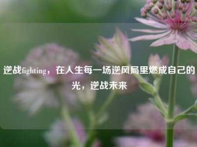 逆战fighting，在人生每一场逆风局里燃成自己的光，逆战未来