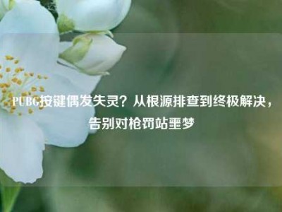 PUBG按键偶发失灵？从根源排查到终极解决，告别对枪罚站噩梦