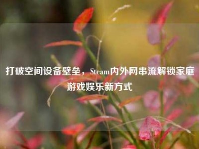 打破空间设备壁垒，Steam内外网串流解锁家庭游戏娱乐新方式