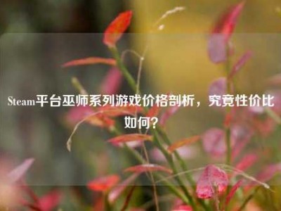 Steam平台巫师系列游戏价格剖析，究竟性价比如何？