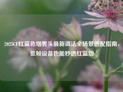 2025CF红蓝色烟雾头最新调法全场景适配指南，低帧设备也能秒透红蓝烟
