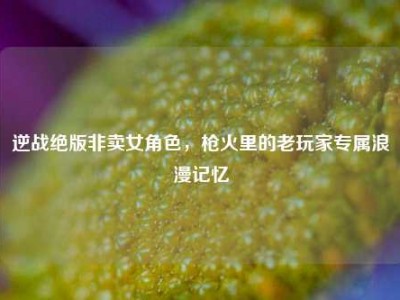 逆战绝版非卖女角色，枪火里的老玩家专属浪漫记忆