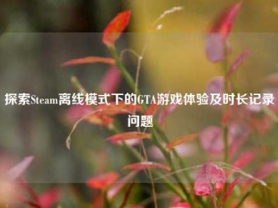 探索Steam离线模式下的GTA游戏体验及时长记录问题