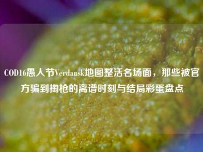 COD16愚人节Verdansk地图整活名场面，那些被官方骗到掏枪的离谱时刻与结局彩蛋盘点