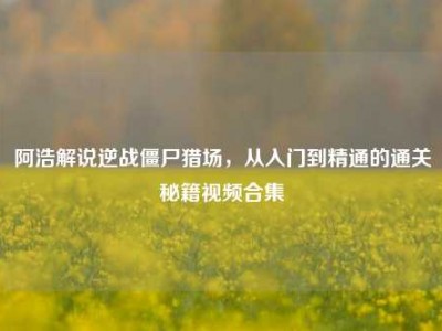 阿浩解说逆战僵尸猎场，从入门到精通的通关秘籍视频合集