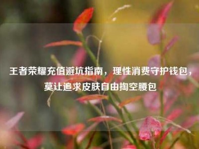 王者荣耀充值避坑指南，理性消费守护钱包，莫让追求皮肤自由掏空腰包