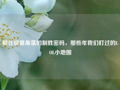 藏在屏幕角落的制胜密码，那些年我们盯过的LOL小地图