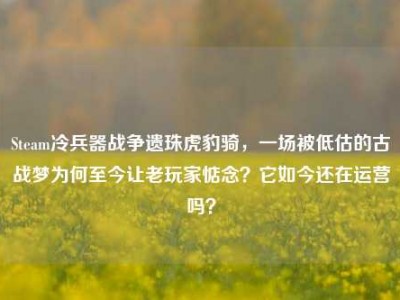 Steam冷兵器战争遗珠虎豹骑，一场被低估的古战梦为何至今让老玩家惦念？它如今还在运营吗？