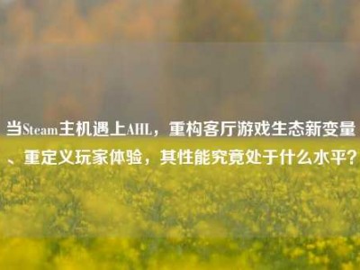 当Steam主机遇上AHL，重构客厅游戏生态新变量、重定义玩家体验，其性能究竟处于什么水平？