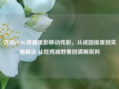 告别PUBG屏幕重影移动残影，从成因排查到实操解决 让吃鸡视野重回清晰锐利