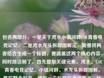 包含两部分，一是关于湾水小镇河畔LOL青春电竞记忆，二是湾水龙头拆卸图解法，需要将两者结合生成一个标题，要涵盖这两个核心内容，同时简洁明了。首先提取关键元素，湾水、LOL青春电竞记忆、小镇河畔、水龙头拆卸图解。然后整合起来，确保一个标题包含这些点，比如湾水小镇河畔，藏着LOL青春电竞记忆与水龙头拆卸图解法？不对，再调整得更通顺，湾水河畔小镇，藏着LOL青春电竞记忆与水龙头拆卸图解？不对，再自然点，湾水小镇河畔，LOL青春电竞记忆与水龙头拆卸图解法？不对，再看，原内容是湾水LOL，藏在小镇河畔的青