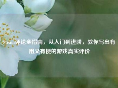 Steam评论全指南，从入门到进阶，教你写出有用又有梗的游戏真实评价