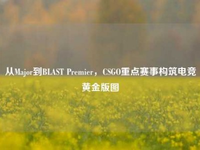 从Major到BLAST Premier，CSGO重点赛事构筑电竞黄金版图
