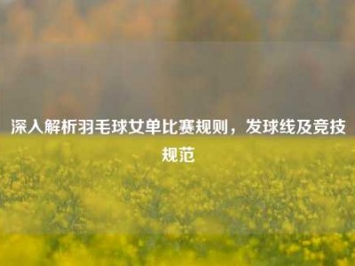 深入解析羽毛球女单比赛规则，发球线及竞技规范