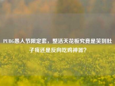 PUBG愚人节限定套，整活天花板究竟是笑到肚子疼还是反向吃鸡神器？
