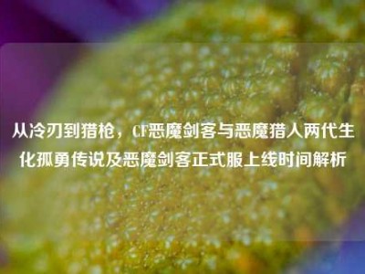 从冷刃到猎枪，CF恶魔剑客与恶魔猎人两代生化孤勇传说及恶魔剑客正式服上线时间解析