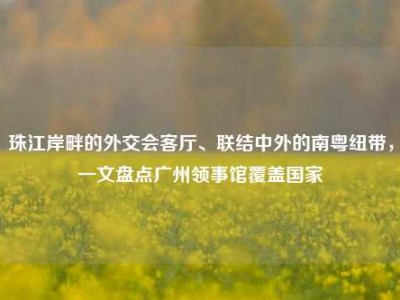 珠江岸畔的外交会客厅、联结中外的南粤纽带，一文盘点广州领事馆覆盖国家