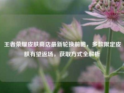 王者荣耀皮肤商店最新轮换前瞻，多款限定皮肤有望返场，获取方式全解析