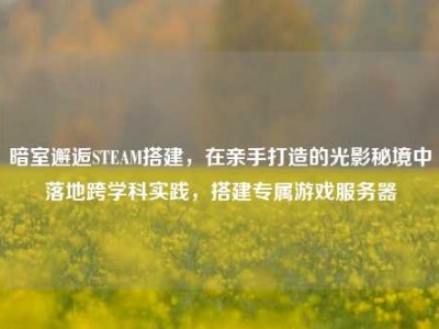 暗室邂逅STEAM搭建，在亲手打造的光影秘境中落地跨学科实践，搭建专属游戏服务器