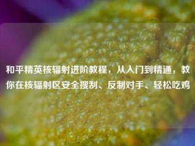 和平精英核辐射进阶教程，从入门到精通，教你在核辐射区安全搜刮、反制对手、轻松吃鸡