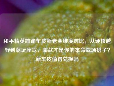和平精英蹦蹦车皮新老全维度对比，从硬核越野到潮玩座驾，哪款才是你的本命战场搭子？新车皮值得兑换吗