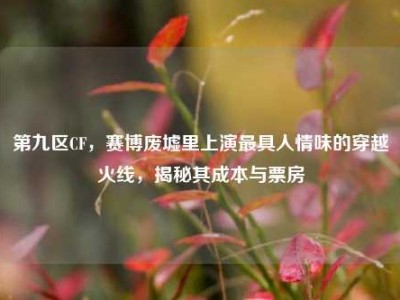 第九区CF，赛博废墟里上演最具人情味的穿越火线，揭秘其成本与票房