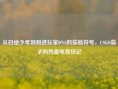 从白给少年到刻进玩家DNA的茄脸符号，CSGO茄子的热血电竞印记