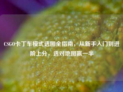 CSGO卡丁车模式选图全指南，从新手入门到进阶上分，选对地图赢一半
