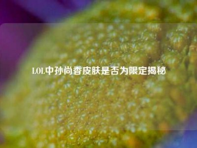 LOL中孙尚香皮肤是否为限定揭秘