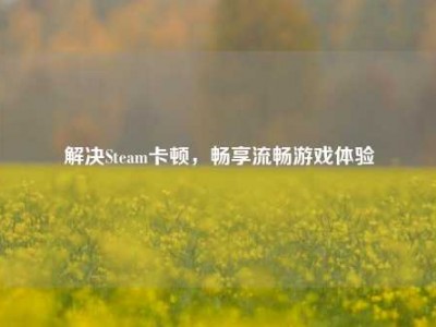 解决Steam卡顿，畅享流畅游戏体验