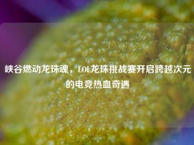 峡谷燃动龙珠魂，LOL龙珠挑战赛开启跨越次元的电竞热血奇遇