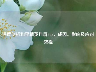 深度剖析和平精英抖屏bug，成因、影响及应对教程