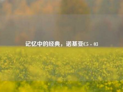 记忆中的经典，诺基亚C5 - 03