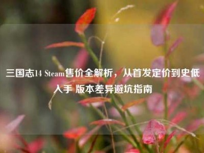 三国志14 Steam售价全解析，从首发定价到史低入手 版本差异避坑指南