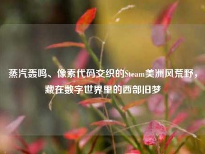 蒸汽轰鸣、像素代码交织的Steam美洲风荒野，藏在数字世界里的西部旧梦
