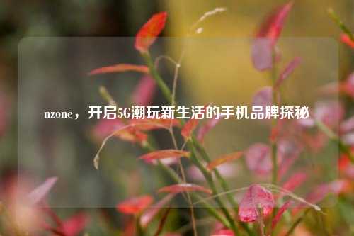 nzone，开启5G潮玩新生活的手机品牌探秘
