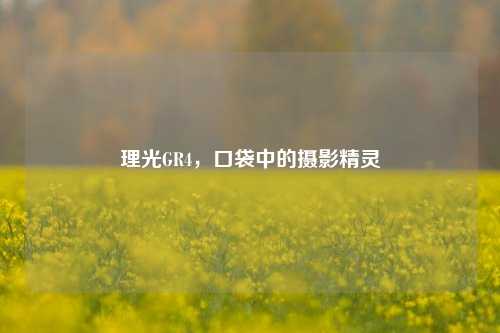理光GR4，口袋中的摄影精灵