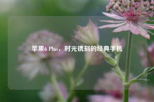 苹果6 Plus，时光镌刻的经典手机