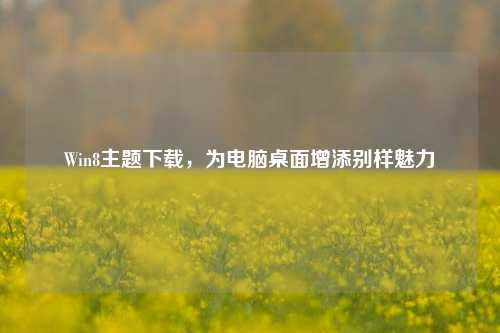 Win8主题下载，为电脑桌面增添别样魅力