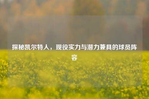 探秘凯尔特人，现役实力与潜力兼具的球员阵容