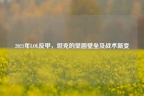 2021年LOL反甲，坦克的坚固壁垒及战术新变