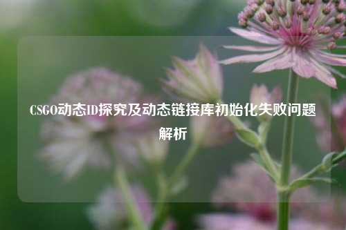 CSGO动态ID探究及动态链接库初始化失败问题解析