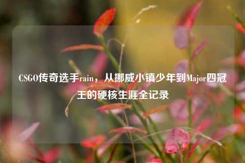 CSGO传奇选手rain,从挪威小镇少年到Major四冠王的硬核生涯全记录