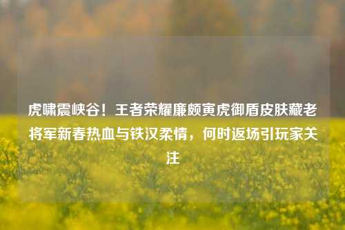 虎啸震峡谷！王者荣耀廉颇寅虎御盾皮肤藏老将军新春热血与铁汉柔情，何时返场引玩家关注