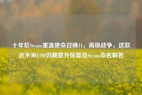 十年后Steam重温使命召唤11,高级战争,这款近未来COD仍藏意外惊喜及Steam命名解答